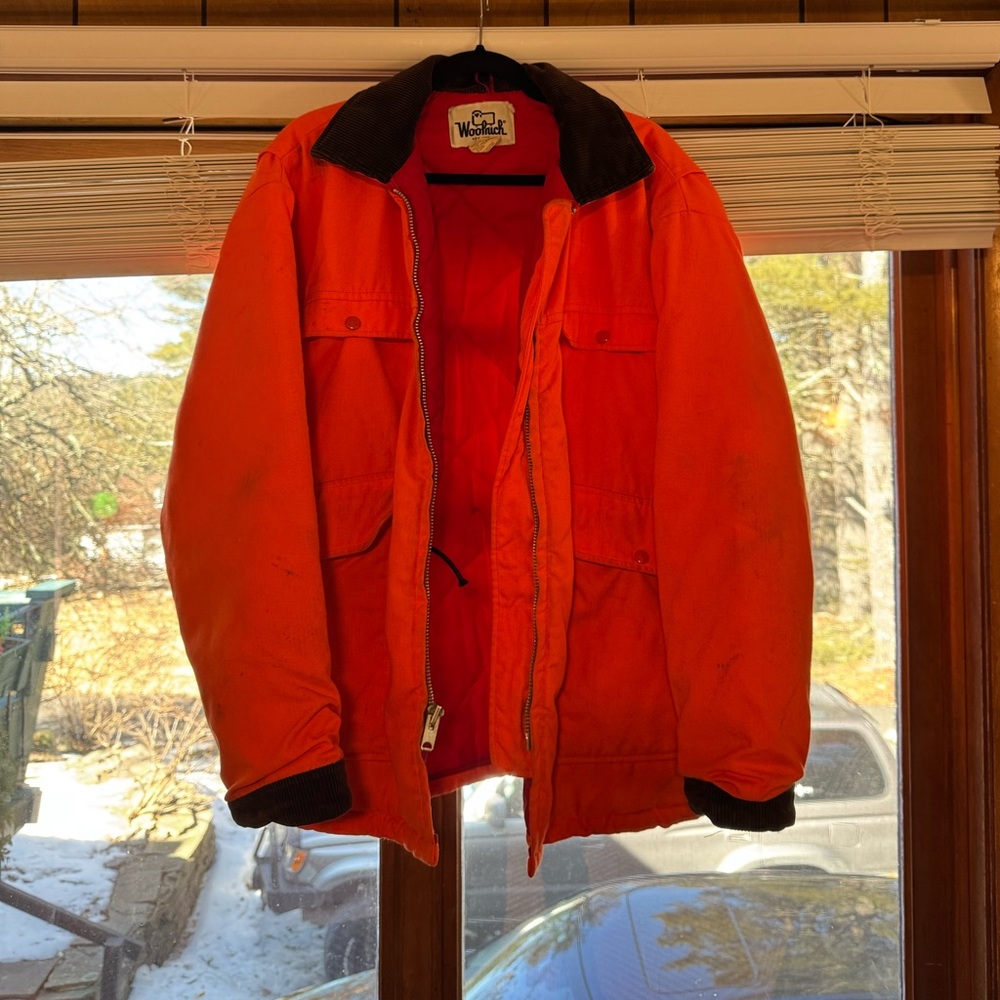 Woolrich XL hunting jacket - has marks on it